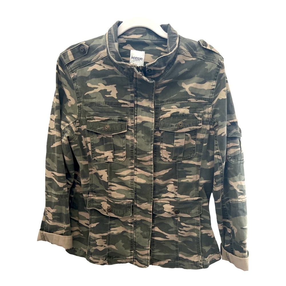 KENSIE JEANS CAMO JACKET
